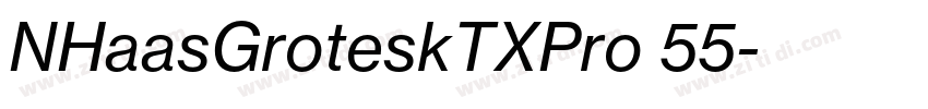 NHaasGroteskTXPro 55字体转换